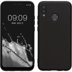   Huawei P20 Lite szilikon tok, hátlaptok, telefon tok, matt, fekete