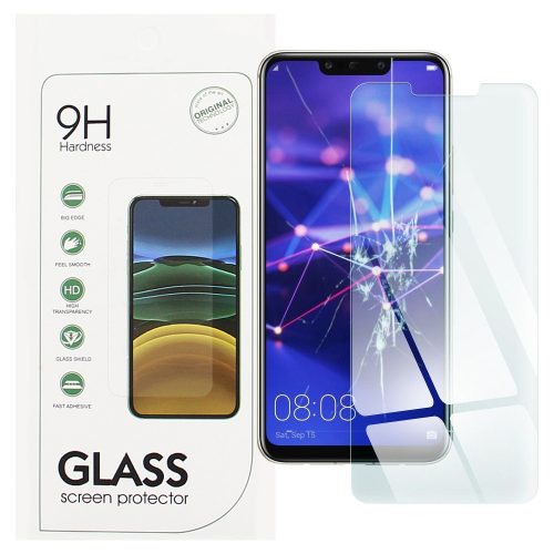 Huawei Mate 20 Lite üvegfólia, tempered glass, előlapi, edzett, 9H, 0.3mm