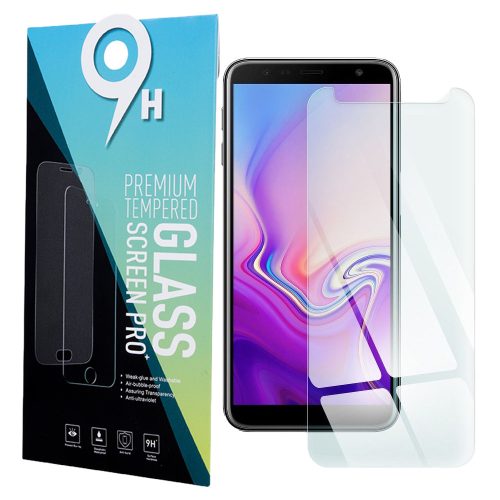 Samsung Galaxy J4 Plus / Galaxy J6 Plus üvegfólia, tempered glass, előlapi, edzett, 9H, 0.3mm