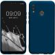 Huawei P20 Lite szilikon tok, hátlaptok, telefon tok, matt, kék