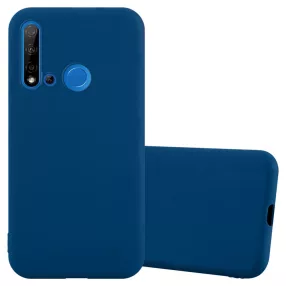   Huawei P20 Lite 2019 / Nova 5i szilikon tok, hátlaptok, telefon tok, matt, kék