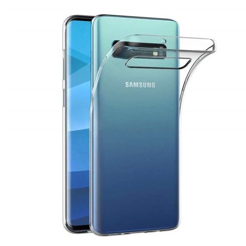 Samsung Galaxy S10 szilikon tok, hátlaptok, telefon tok, vékony, átlátszó, 1mm
