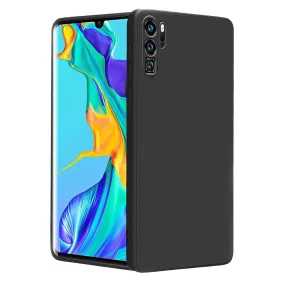   Huawei P30 Pro szilikon tok, hátlaptok, telefon tok, matt, fekete