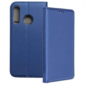   Huawei P30 Lite könyvtok, fliptok, telefon tok, mágneszáras, bankkártyatartós, sötétkék