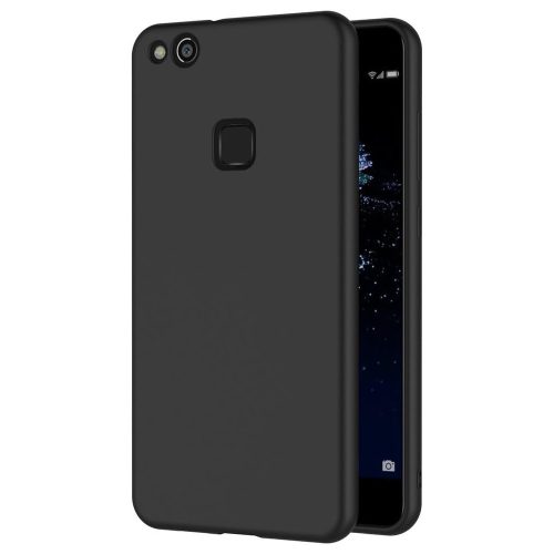 Huawei P10 Lite szilikon tok, hátlaptok, telefon tok, matt, fekete