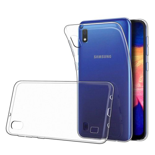 Samsung Galaxy A10 szilikon tok, hátlaptok, telefon tok, vékony, átlátszó, 1mm