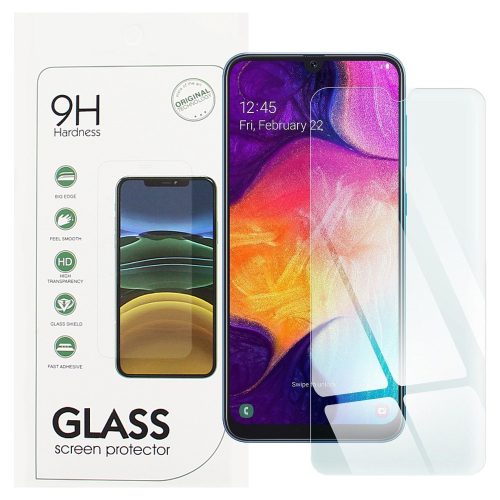 Samsung Galaxy A50 / A30s / M21 / M31 / M31s üvegfólia, tempered glass, előlapi, edzett, 9H, 0.3mm