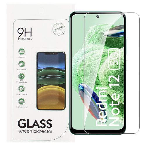 Xiaomi Redmi Note 12 4G/5G / Poco X5 5G / Mi 10T 5G / Mi 10T Pro 5G üvegfólia, tempered glass, előlapi, edzett, 9H, 0.3mm