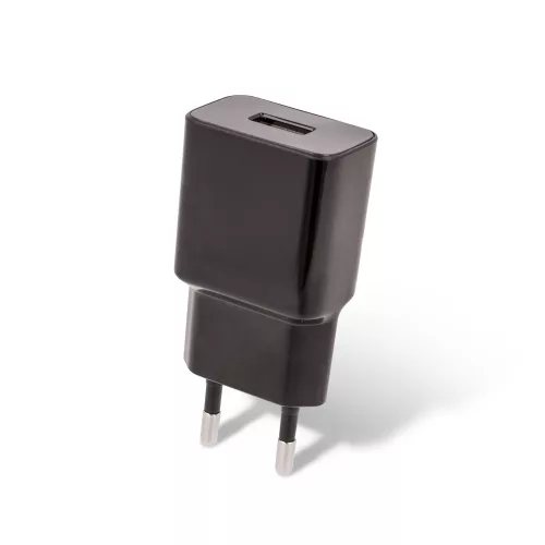 1A USB hálózati adapter telefon töltő, fekete, Maxlife MXTC-01