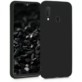   Samsung Galaxy A20e szilikon tok, hátlaptok, telefon tok, matt, fekete