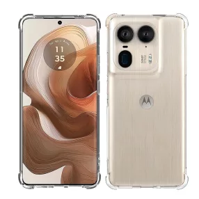   Motorola Edge 50 Ultra 5G szilikon tok, hátlaptok, telefon tok, erősített sarkokkal, átlátszó, Anti Shock, 1.5mm