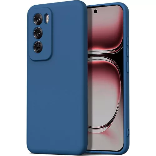 Oppo Reno12 5G szilikon tok, hátlaptok, telefon tok, matt, sötétkék