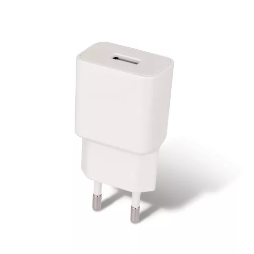 1A USB hálózati adapter telefon töltő, fehér, Maxlife MXTC-01