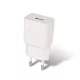1A USB hálózati adapter telefon töltő, fehér, Maxlife MXTC-01