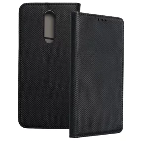   Xiaomi Redmi 8 könyvtok, fliptok, telefon tok, mágneszáras, bankkártyatartós, fekete