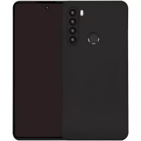   Xiaomi Redmi Note 8 szilikon tok, hátlaptok, telefon tok, matt, fekete