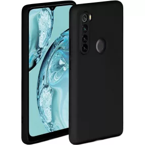   Xiaomi Redmi Note 8T szilikon tok, hátlaptok, telefon tok, matt, fekete
