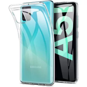   Samsung Galaxy A51 szilikon tok, hátlaptok, telefon tok, vékony, átlátszó, 1mm