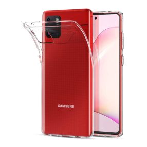   Samsung Galaxy Note 10 Lite szilikon tok, hátlaptok, telefon tok, vékony, átlátszó, 1mm