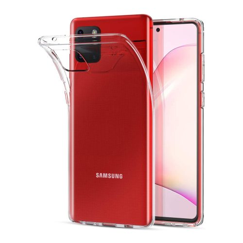 Samsung Galaxy Note 10 Lite szilikon tok, hátlaptok, telefon tok, vékony, átlátszó, 1mm