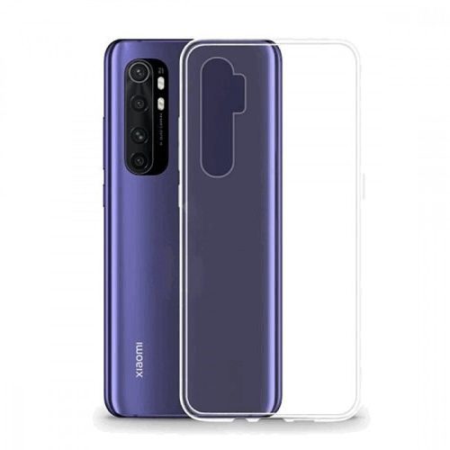 Xiaomi Mi Note 10 Lite szilikon tok, hátlaptok, telefon tok, vékony, átlátszó, 1mm