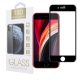 iPhone 7 / 8 / SE 2020 / SE 2022 üvegfólia, tempered glass, előlapi, 10D, edzett, hajlított, fekete kerettel