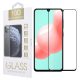 Samsung Galaxy A41 üvegfólia, tempered glass, előlapi, 10D, edzett, hajlított, fekete kerettel