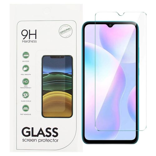 Xiaomi Redmi 10A / Redmi 9A / 9AT / 9i / 9C üvegfólia, tempered glass, előlapi, edzett, 9H, 0.3mm