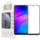 Xiaomi Redmi Note 8T üvegfólia, tempered glass, előlapi, 10D, edzett, hajlított, fekete kerettel