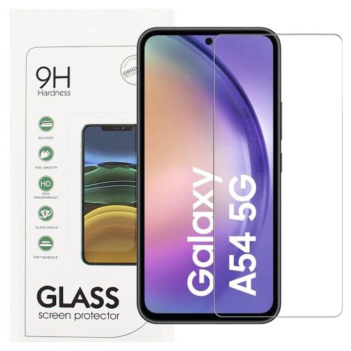 Samsung Galaxy S20 FE / A51 / A54 5G üvegfólia, tempered glass, előlapi, edzett, 9H, 0.3mm