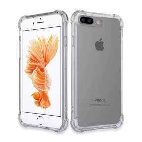   iPhone 7 Plus / 8 Plus szilikon tok, hátlaptok, telefon tok, erősített sarkokkal, átlátszó, Anti Shock, 1.5mm