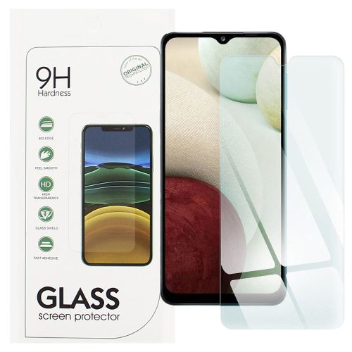 Samsung Galaxy A70 / A03 / A03s / A02 / A02s / A20s / M02 / M02s / Realme C55 üvegfólia, tempered glass, előlapi, edzett, 9H, 0.3mm
