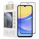 Samsung Galaxy A14 4G / A14 5G üvegfólia, tempered glass, előlapi, 10D, edzett, hajlított, fekete kerettel