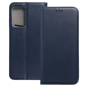   Samsung Galaxy A52 4G/5G / A52s 5G könyvtok, fliptok, telefon tok, mágneszáras, bankkártyatartós, sötétkék, Smart Magnetic