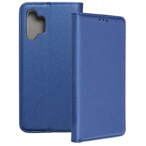   Samsung Galaxy A32 4G könyvtok, fliptok, telefon tok, mágneszáras, bankkártyatartós, sötétkék