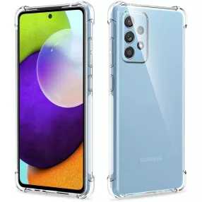   Samsung Galaxy A52 4G/5G / A52s 5G szilikon tok, hátlaptok, telefon tok, erősített sarkokkal, átlátszó, Anti Shock, 1.5mm