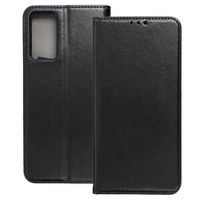   Xiaomi Redmi Note 10 Pro könyvtok, fliptok, telefon tok, mágneszáras, bankkártyatartós, fekete, Smart Magnetic