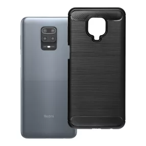   Xiaomi Redmi Note 9 Pro / Note 9S / Note 9 Pro Max szilikon tok, hátlaptok, telefon tok, karbon mintás, fekete, Simple Carbon