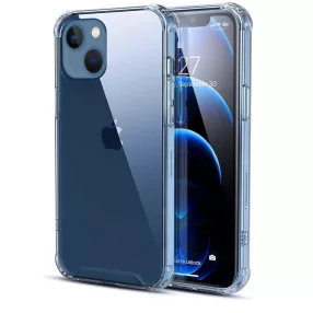   iPhone 13 Mini szilikon tok, hátlaptok, telefon tok, erősített sarkokkal, átlátszó, Anti Shock, 1.5mm