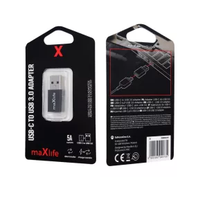   Maxlife USB-C → USB 3.0 Adapter – 5A, Gyors adatátvitel és töltés