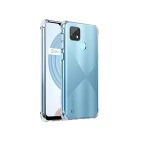   Realme C21 szilikon tok, hátlaptok, telefon tok, erősített sarkokkal, átlátszó, Anti Shock, 1.5mm