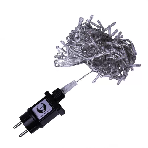 Forever Light CLF-12 100 LED kék karácsonyi fényfüzér 8 m, 8 világítási mód, beltéri