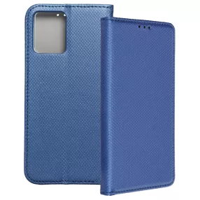   Realme 8 / 8 Pro könyvtok, fliptok, notesz tok, mágneszáras, bankkártyatartós, sötétkék