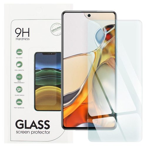 Xiaomi 11T 5G / 11T Pro 5G üvegfólia, tempered glass, előlapi, edzett, 9H, 0.3mm