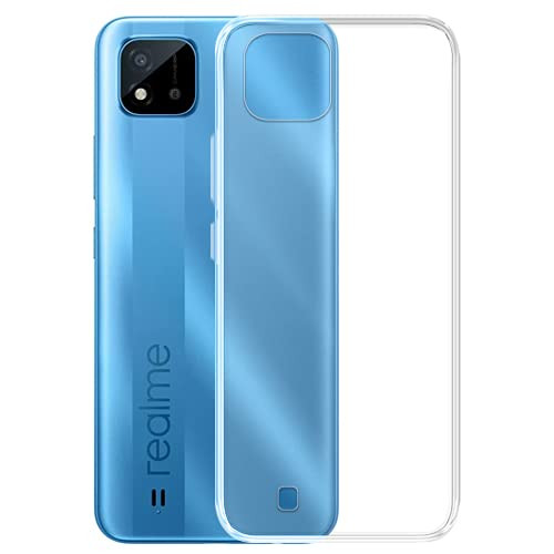 Realme C11 2021 / C20 szilikon tok, hátlaptok, telefon tok, vékony, átlátszó, 1mm