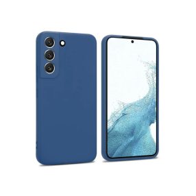   Samsung Galaxy S22 5G szilikon tok, hátlaptok, telefon tok, matt, kék