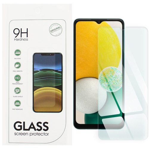 Samsung Galaxy A13 4G / A13 5G / A04s üvegfólia, tempered glass, előlapi, edzett, 9H, 0.3mm