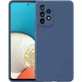   Samsung Galaxy A53 5G szilikon tok, hátlaptok, telefon tok, matt, kék