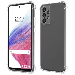   Samsung Galaxy A53 5G szilikon tok, hátlaptok, telefon tok, erősített sarkokkal, átlátszó, Anti Shock, 1.5mm