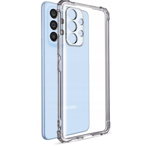 Samsung Galaxy A33 5G szilikon tok, hátlaptok, telefon tok, erősített sarkokkal, átlátszó, Anti Shock, 1,5mm